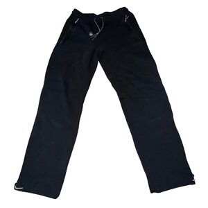 Nike Tech Fleece Jogger Pants Black Zipper Pockets Drawstring Women's Size S